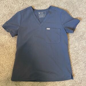 Figs women's Space Navy Catarina ™ - One-Pocket Scrub Top - Size Small